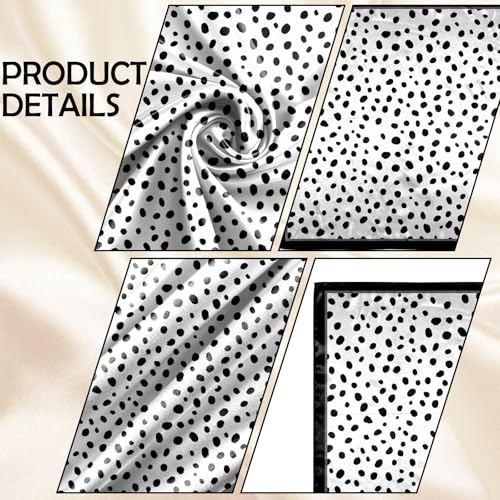 Scarf Silk Feeling Square Satin Head Hair Scarf Wrap 27.5 Inches Headwear Aesthetic Cute Decoration Women Girls - color: V-8-speckle