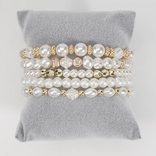 Bohemia Bracelets for Women Vintage Stackable Beads Bracelets Charm Stretch Beach Jewelry - color: Color 37