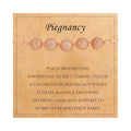 Empath Anxiety Calming Protection Bracelets Gifts for Her, Natural Healing Natural Stone Beaded Bracelet Healing Bracelets Jewelry for Women - color: Pregnancy