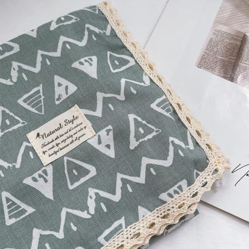 Soft Cotton Like Lace Bandana Headband, Head Wrap, Protective Coverage, Hair Neck Scarf for Women 24 x 24 inch - color: Cas024 - Triangle G