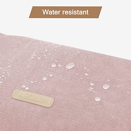 BAGSMART Toiletry Bag for Women, Cosmetic Makeup Bag Organizer, Travel Bag for Toiletries, Dopp Kit Water-resistant Shaving Bag for Accessories, Pink-Large - color: Pink, size: Large