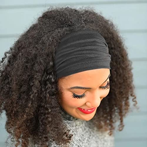 Jesries 10 PCS Women Headbands African Wide Hair Wrap Extra Turban Head Bands for Lady Large Sport Workout Stretch Non-slip Big Hair Bands - color: Pink