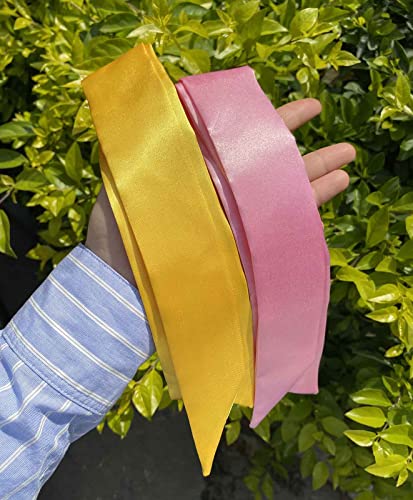 kcctoo 2/6/10Pack Scarf Bags for Women Handbag Scarfs Band Hair Neck Scarves Fashion Gifts - color: Pure Color-10 Pcs