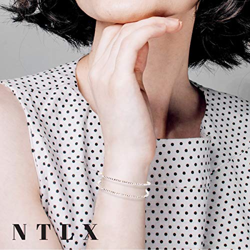 NTLX Crystal Bracelet for Women – Rhinestone Bangle Bracelet – Silver & Gold Plated - Flexible & Adjustable – Two Row - Bridal, Wedding, Prom, Party, Pageant, Evening, Casual, Bracelet - with Gift Box - color: Gold