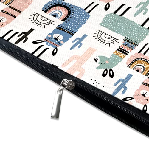 Cute Makeup Bag for Purse Canvas Waterproof Funny Cosmetic Bags for Women Zipper Travel Toiletry Pouch-Alpaca Makeup Bags - color: Alpaca Makeup Bags