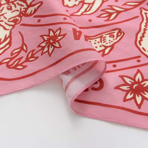 22"x22" Multi-Purpose 100% Cotton Bandana Face Mask(3-Pack) - color: Wilderness Assorted