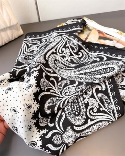 K-Elewon Women Medium Square Scarf Head Scarf Neck Scarf Hair Scarf Head Sleeping Wraps Bandana Scarfs for Women - color: V16