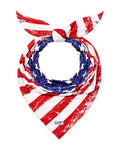 GOT Sports UPF 50+ Cooling Bandana for Men & Women - Thermoregulation, Moisture-Wicking, Sun Protection Bandana Neck Wraps - color: American Flag