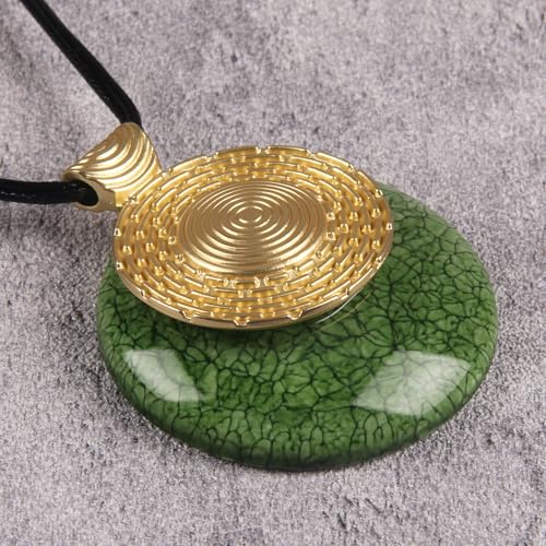 Leather Necklace for Women Vintage Boho Necklaces Black Cord Choker With Pendant Casual Chunky Leather Necklace Trendy - style: Adjustable Leather Necklace