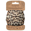 Karma Gifts Leopard Headband for Women - Medium - Fabric Headband and Stretchy Hair Scarf - Beige/Brown - color: Leopard, size: 1 Count (Pack of 1)