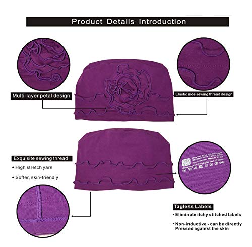 osvyo Chemo Headwear Turban Cap for Women - Cancer Beanie Hair Loss Sealed Packaging - color: Cotton-army-green