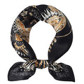 STARWHISPER 100% Pure Mulberry Silk Square Scarf-27''x27 Lightweight Hair Scarves Headscarf Night Sleeping with Gift Packed - color: Paisley Bird