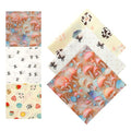 GREATEE Bandanas for Women Cotton Head Kerchiefs Floral Hair Bandanas Hair Scarfs Headband Scarf for Hair-Style 20"×20" - color: White-3pcs