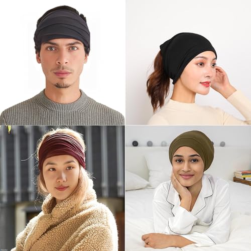 Women Under Scarf Hijab Cap Undercap Headwrap Scarf Stretch Tube Neck Cover - color: White