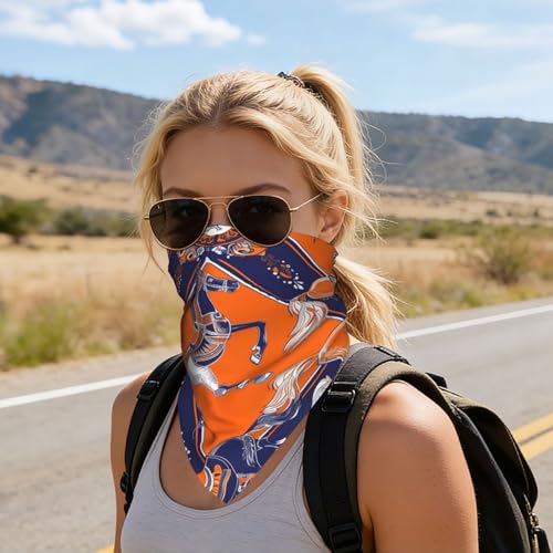 Head Scarf Hair Neck Scarves for Women Fashion Silk Satin Purse Bag Scarfs Handbags Bandana Neckerchief - color: Orange Blue Navy Horse