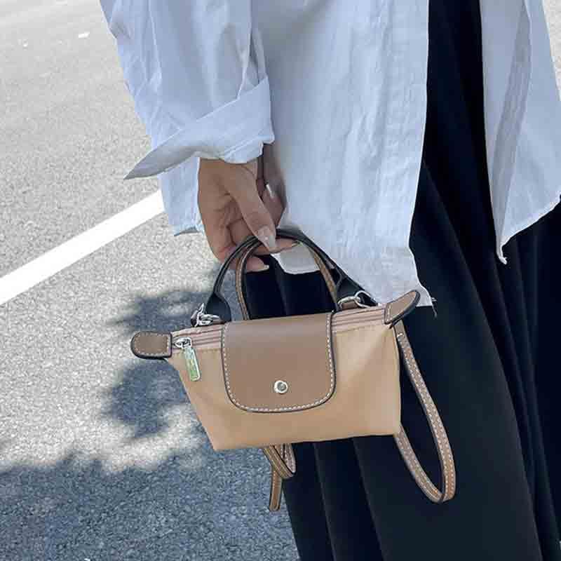 Fashionable and versatile handbag for women, mini shoulder bag, crossbody bag, coin purse, mobile phone bag - color: Khaki