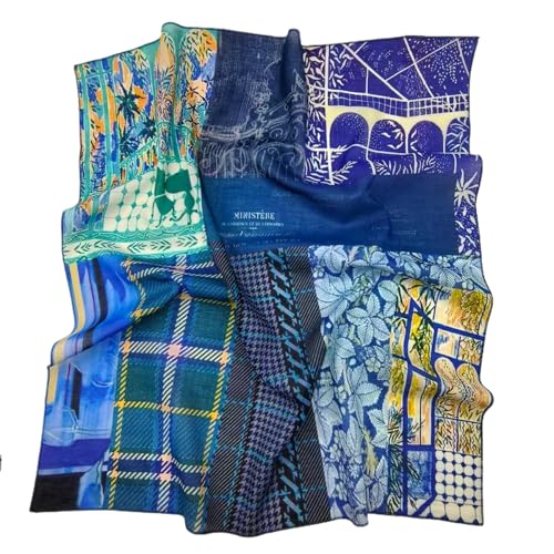Large Cotton Bandana Lightweight Head Hair Scarf Headbands Wraps Cover Handkerchiefs for Women Men 25 x 25 inch - color: Rt17