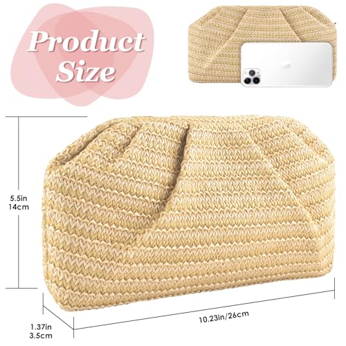 ERKOON Clutch Purse for Women Elegant Pleated Evening Bag Crossbody Shoulder Handbag Envelope Bag with 2 Detachable Chain - color: Color Blocking