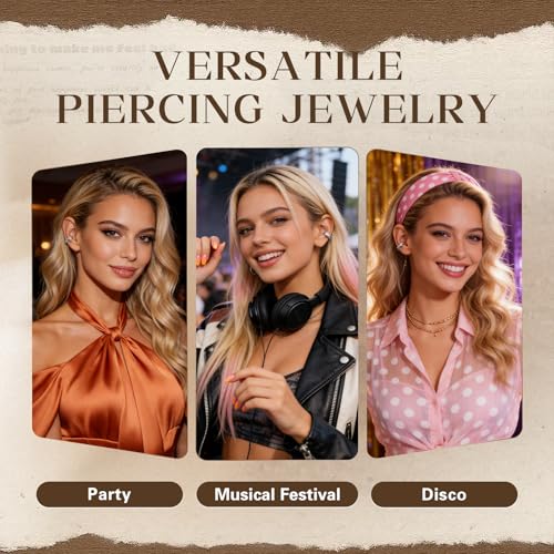 Gothic Ear Cuffs Helix Cartilage Clip on Goth Ear Cuff Stainless Steel Hypoallergenic Earrings for Women Men Non Piercing Gold & Silver Fake Earring Lightweight Punk Jewelry Gift - color: K10-Alt Design Silver
