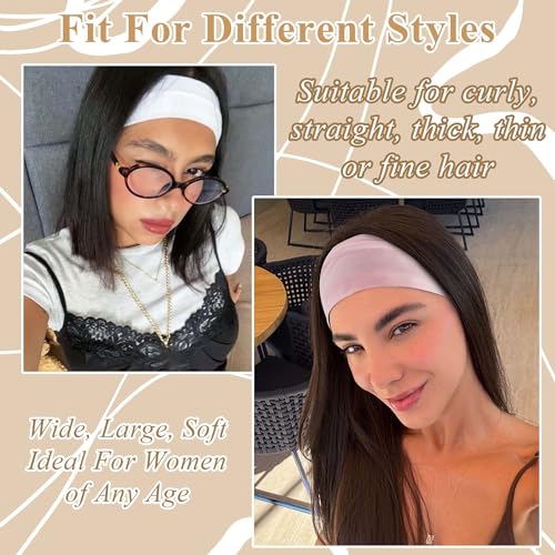 Pink Valentine's Day Headbands For Women Wide Head Bands Soft Turban Knotted Hair Wraps Large Elastic Hair Band Fashion Sweatband For Women Girls Yoga Running Valentine's Day Gift - color: Style 150