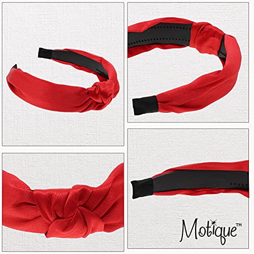 Satin Knot Headband for Women (Shimmer Black) - color: Shimmer Black