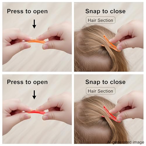 Babymatch Baby Barrettes Hair Clips: 1.2 inch (3cm) Small Mini Snap for Toddler Little Girls Kids 150pcs (30 colors)