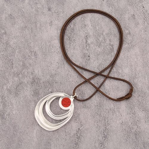 Chunky Necklace for Women Boho Pendant Necklace Statement Western Choker Necklaces for Women Vintage Bohemian Jewelry - style: Boho Style Long Necklace