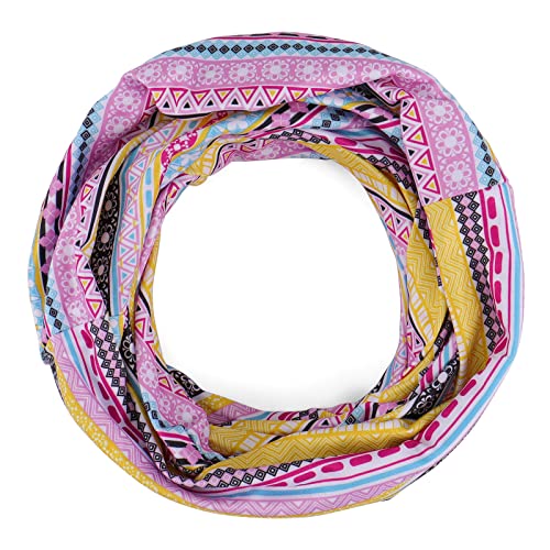 KAKU NANU Women Turban Chemo Beanies Pre Tied Caps Baggy Slouchy Headwear Sleep Scarf - color: Tribal Ethnic
