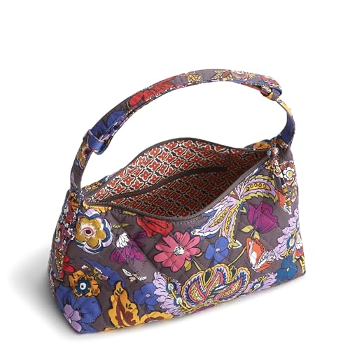 Vera Bradley Women's Premium Cotton Roxbury Crescent Shoulder Bag - color: Colorful Bouquet