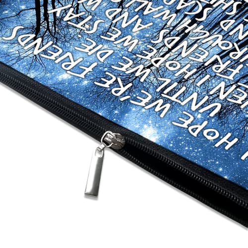 Cute Makeup Bag for Purse Canvas Waterproof Funny Cosmetic Bags for Women Zipper Travel Toiletry Pouch-Friend Gifts Makeup Bags - color: Friend Gifts Makeup Bags