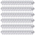 Handepo 150 Pcs Bandanas Bulk, Colorful Paisley Bandanas Unisex Head Wrap Scarf Cowboy Headband Handkerchief - color: White
