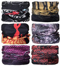 KINREE 6PCS Outdoor Magic Scarf, Elastic Headbands, Headscarves, Headwear, Mask - color: Purple Series