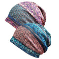 Women's Baggy Slouchy Beanie Chemo Hat Cap Scarf - color: 2 Pack-b