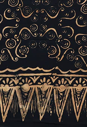 Hats Scarves & More Chemo Scarf Head Scarves for Women Cancer Headwear Headscarf Head Coverings 28 Inch Square Batik - color: Java Gold