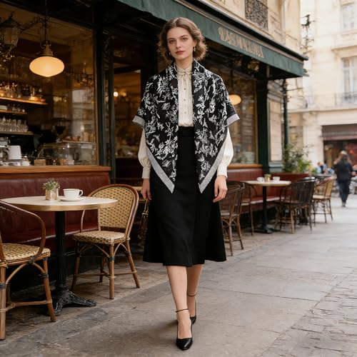 41" Large Square Scarf Hairscarf Fashion Scarves Hair Wrapping Scarfs Night Sleeping Headscarf for Women B06 - color: B0616