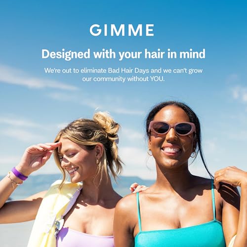 Gimme Beauty Fine Hair Claw Clips - Durable, No-Slip Design for Thin Hair - Mini Claw Clips Made from Strong & Break-Resistant Recycled Plastic - 3 Pack, Clear - color: Clear