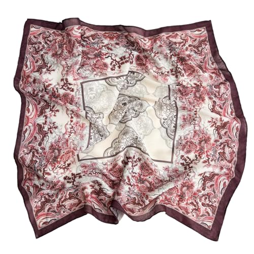 K-Elewon Women Medium Square Scarf Head Scarf Neck Scarf Hair Scarf Head Sleeping Wraps Bandana Scarfs for Women - color: V26