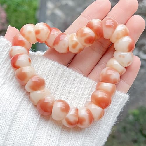 Fidget Bracelet Natural Bodhi Seeds Beaded Bracelets Zen Fidget Stretch Bracelets Alleviate Anxiety Stress Protection Healing Bodhi Jewelry Gifts for Women Men - color: C1:Fidget Bracelet