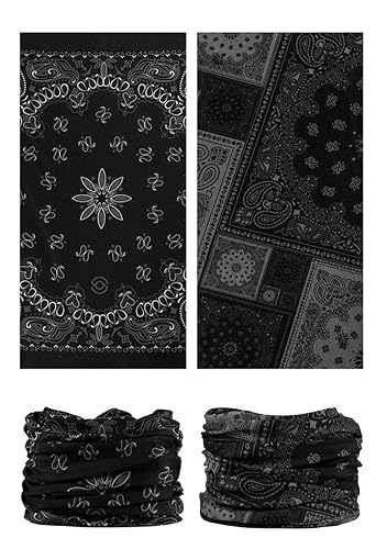 Head Wrap Headwear Headband Bandana Face Mask magic scarf for men & women - color: 6pcs. Cool