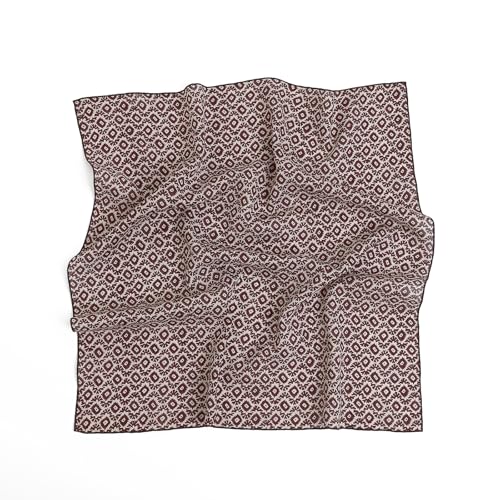 STARWHISPER Multicolored 22''x22'' Cotton Bandana for Women and Men Multi-purpose Headband Hair Scarf Protective Coverage - color: Css-s10-burgundy Matrix