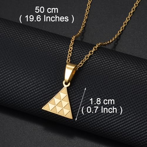 Pintadera Canaria Spain Traditional Ethnic Symbols Pendant Necklaces For Woman Jewelry - color: Gold Color 5