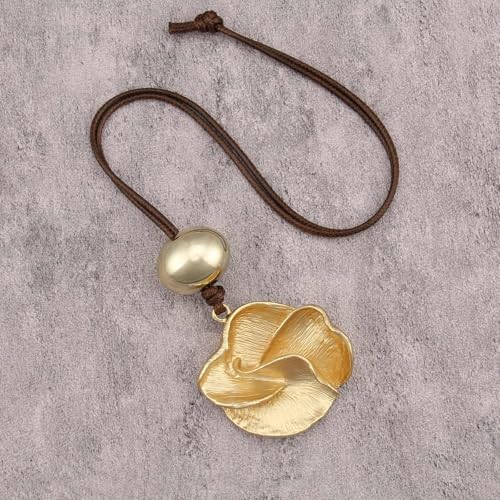 Chunky Necklace for Women Boho Pendant Necklace Statement Western Choker Necklaces for Women Vintage Bohemian Jewelry - style: Large Boho Pendant Necklace