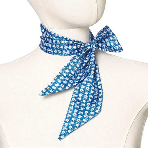 QIUTIMIY 4 Pack Purse Scarf Handbags Skinny Twill Hair Scarves Narrow Neck Scarf Band Women Fashion Accessories Bag Charms - color: Style 11