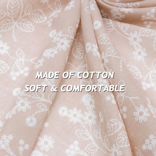 Large Cotton Bandanas for Women, 27 x 27 inch Hair Neck Scarf, Headband Square Scarf - color: N-pink White