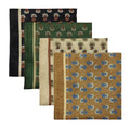 Cotton Like Bandana in Bulk, Head Scarf, Headband, Head wrap, Hair Neck Scarf for Women 22 x 22 inch - color: Bib04 Little Flower 4pcs