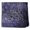 Motique Accessories Modern Tie Dye Bandana - color: Navy