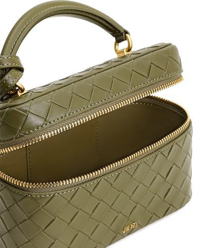 JW PEI Women's Cleo Box Shape Top Handle Bag - color: Olive Green