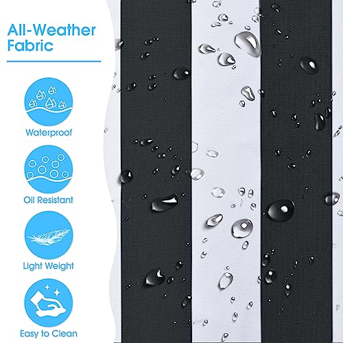 Becokan Beach Bag Large Beach Tote Bag for Women Waterproof Sandproof Swim Pool Bag With Zipper - color: Black