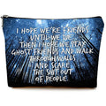 Cute Makeup Bag for Purse Canvas Waterproof Funny Cosmetic Bags for Women Zipper Travel Toiletry Pouch-Friend Gifts Makeup Bags - color: Friend Gifts Makeup Bags