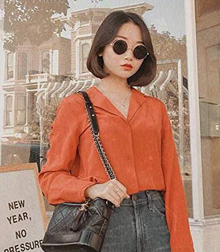 FEISEDY Retro Gothic Steampunk Sunglasses Round Metal Frame Punk Circle Inspired Shade Men B1857 - color: Gold/Grey